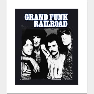 Grand funk railroad Band Posters and Art